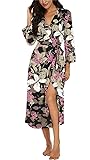 VINTATRE Women Kimono Robes Long Knit Bathrobe