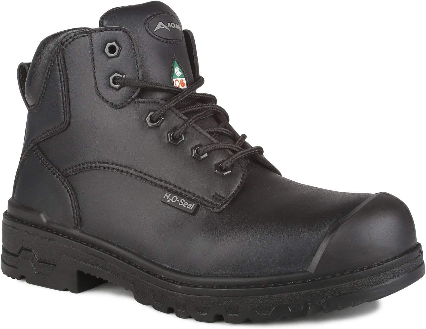 Acton ProFiber Men Work Boots (CSA), Black, Size