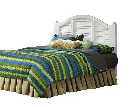 Amazon.  Home Styles Bermuda Queen Headboard, White Finish 