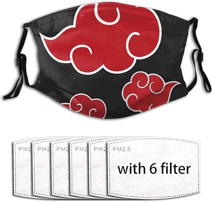 red Clouds of Akatsuki Anti Dust Comfortable Magic Headband