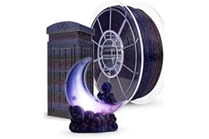 ZIRO 3D Printer Filament,Gradient Twinkling PLA Filament 1.75mm, Multicolor PLA Filament, 1KG/2.2lb, Starry Sky