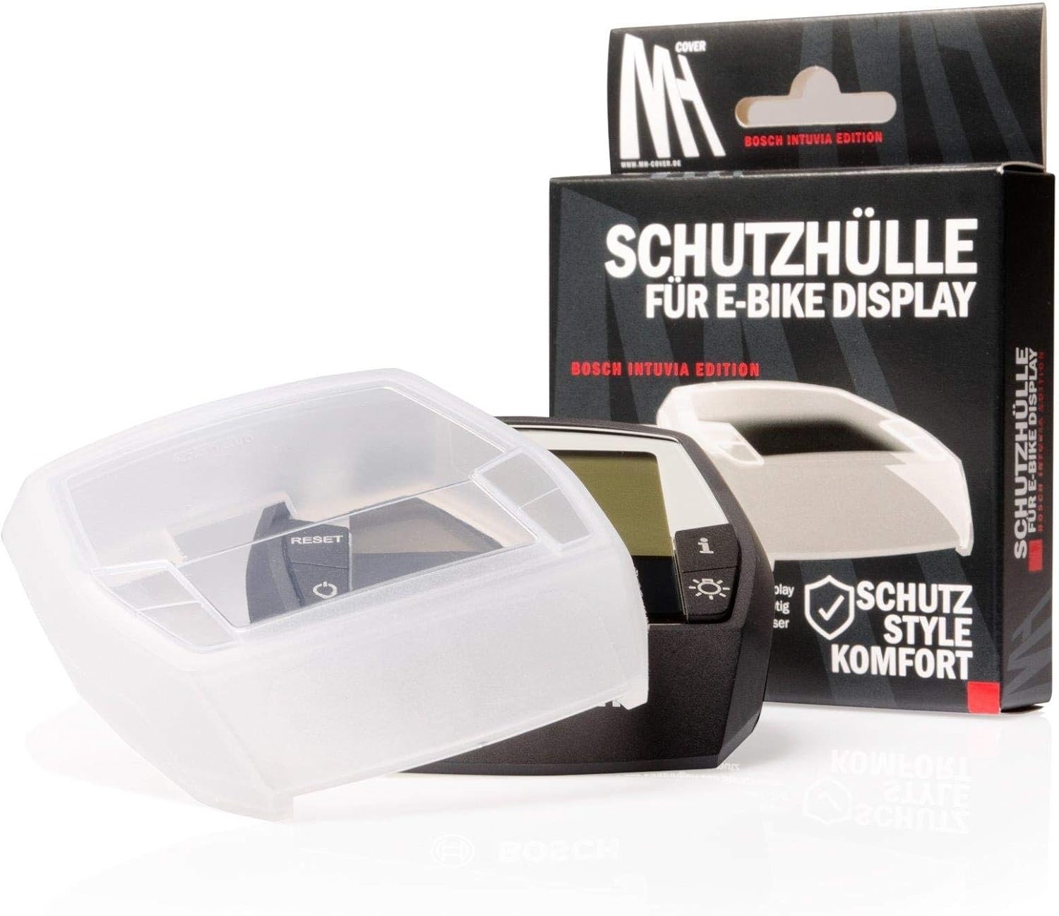 MH Unisex’s EBIKE Display Cover INTUVIA, Clear, Standard Size BigaMart