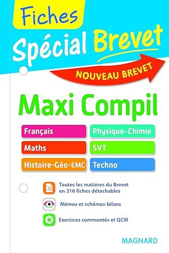 Download Spécial Brevet - Maxi Compil de Fiches 3e - Nouveau programme 2016 PDF