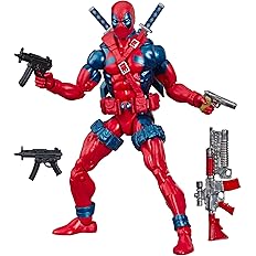 Marvel Legends Series Deadpool, Marvel Comics Uncanny X-Men X-Force Retro Collectible 6 Inch Action Figure for Adults Ages 14