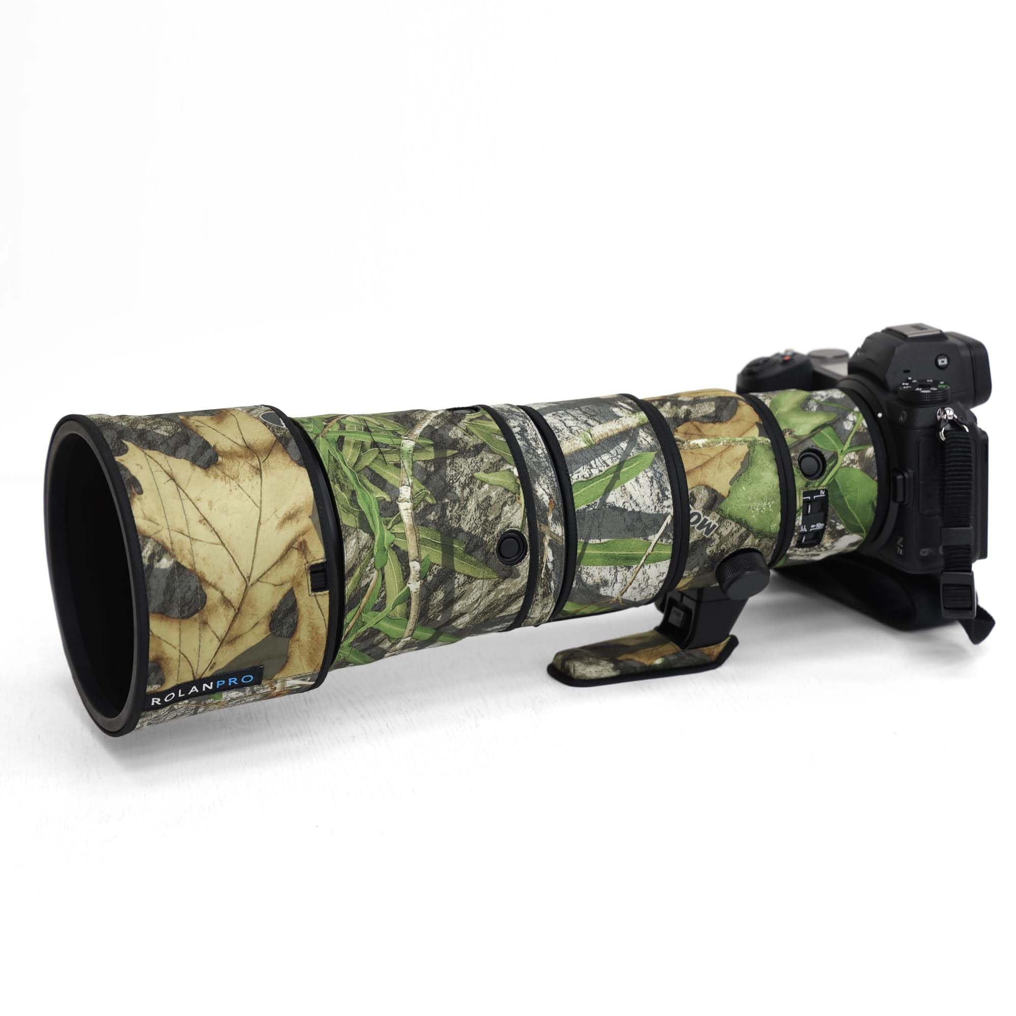 Rolanpro Waterproof Lens Camouflage Coat for Nikon Z 600mm F6.3 VR S Rain Cover Lens Protective Sleeve Guns Case Clothing (#9 Grass) (#17 Jungle)
