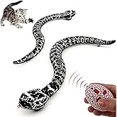 Tipmant RC Snake IR Remote Control Crawlers Fake Realistic Animals Vehicle Scary Prank Toys Kids Halloween Christmas Birthday Gifts (Black)