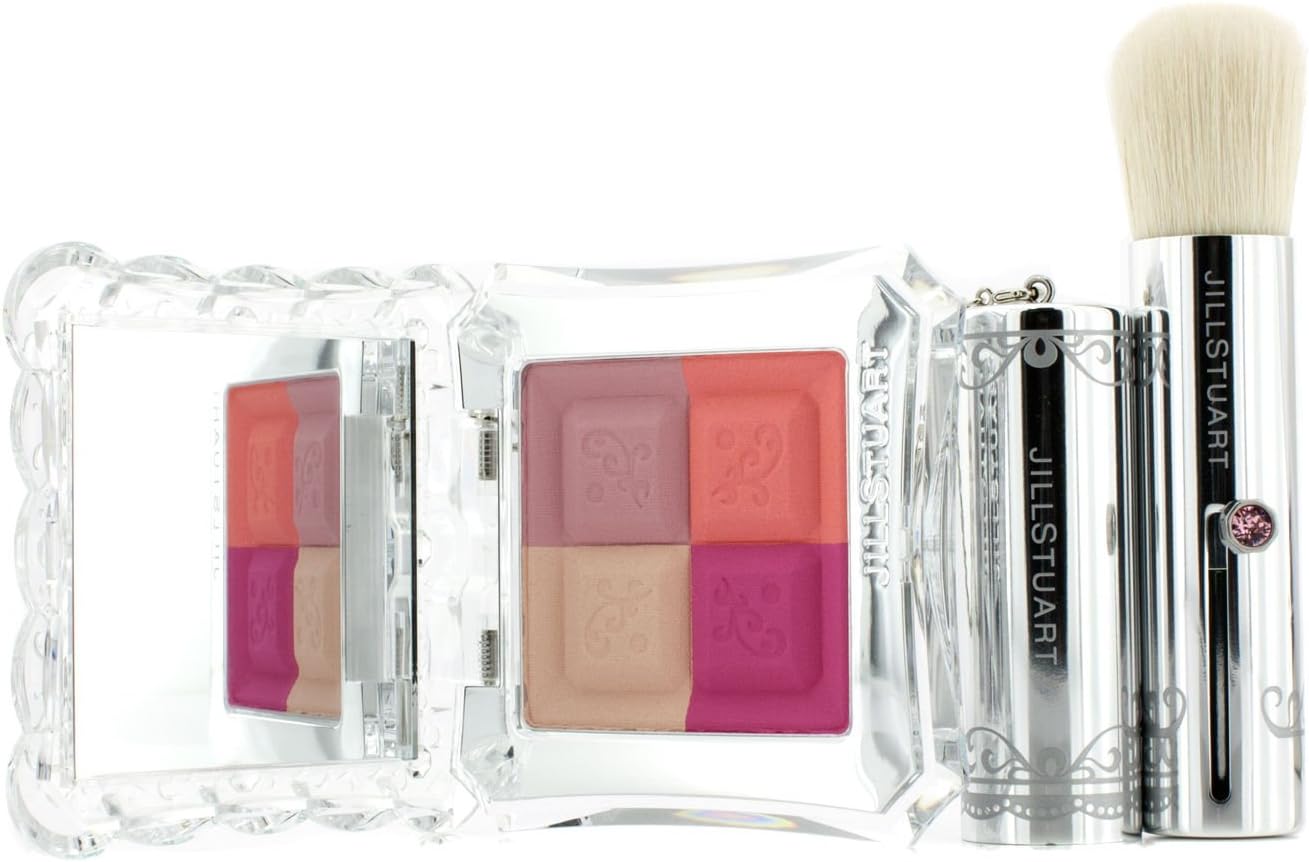 Mix Blush Compact N (4 Color Blush Compact + Brush) - # 03 Milky Strawberry 8g/0.28oz