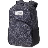 KAVU Packwood Backpack with Padded Laptop and Tablet Sleeve, Black Topo