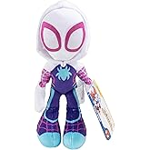 Marvel Spidey and His Amazing Friends 8" Gwen Stacy Ghost Spider Plush - Spider-Man Stuffed Animal Toy Figure - Officially Li