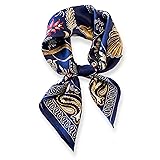 PoeticEHome 100% Pure Mulberry Silk Square Scarf