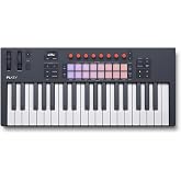 Novation FLkey 2 37 USB MIDI Controller Keyboard | USB-C, 37 Full-Size Keys, 16 Pads, 8 Encoders, Pitch/Mod Wheels, OLED Display, Scale Mode, Chord Modes, 5-Pin MIDI, FL Studio