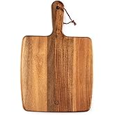 Acacia Wood Cutting Board - Wooden Kitchen Cutting Board for Meat, Cheese, Bread,Vegetables &Fruits- Charcuterie Board Cheese