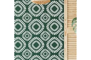 STENCILOGY® / Asi - 24" x 38" XL Wall Stencil, Large Floral Wall Stencil Pattern, Large Allover Wall Stencils for Painting, Stencils for Walls, Flower Leaf Stencils