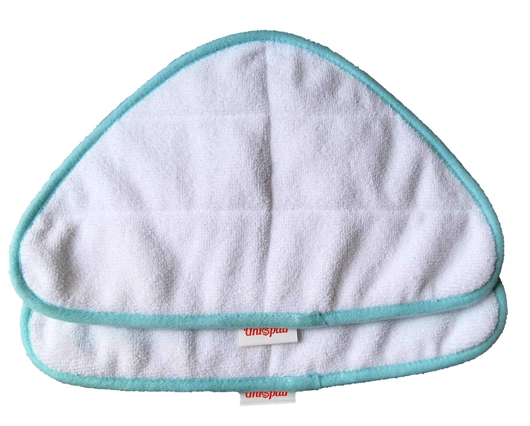 Unispair 2 x Microfibre Cloth Pack for H2O HD Steam Cleaner Mop and Lite refill