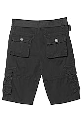 Raw X Boys Cargo Shorts 8-18 | 100% Cotton Belted