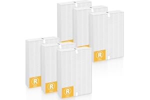 6 Pack HPA300 HEPA Replacement Filter R Compatible with Honeywell HPA300 Air Purifiers, Fits HPA300 HPA090, HPA200, HPA100 Se
