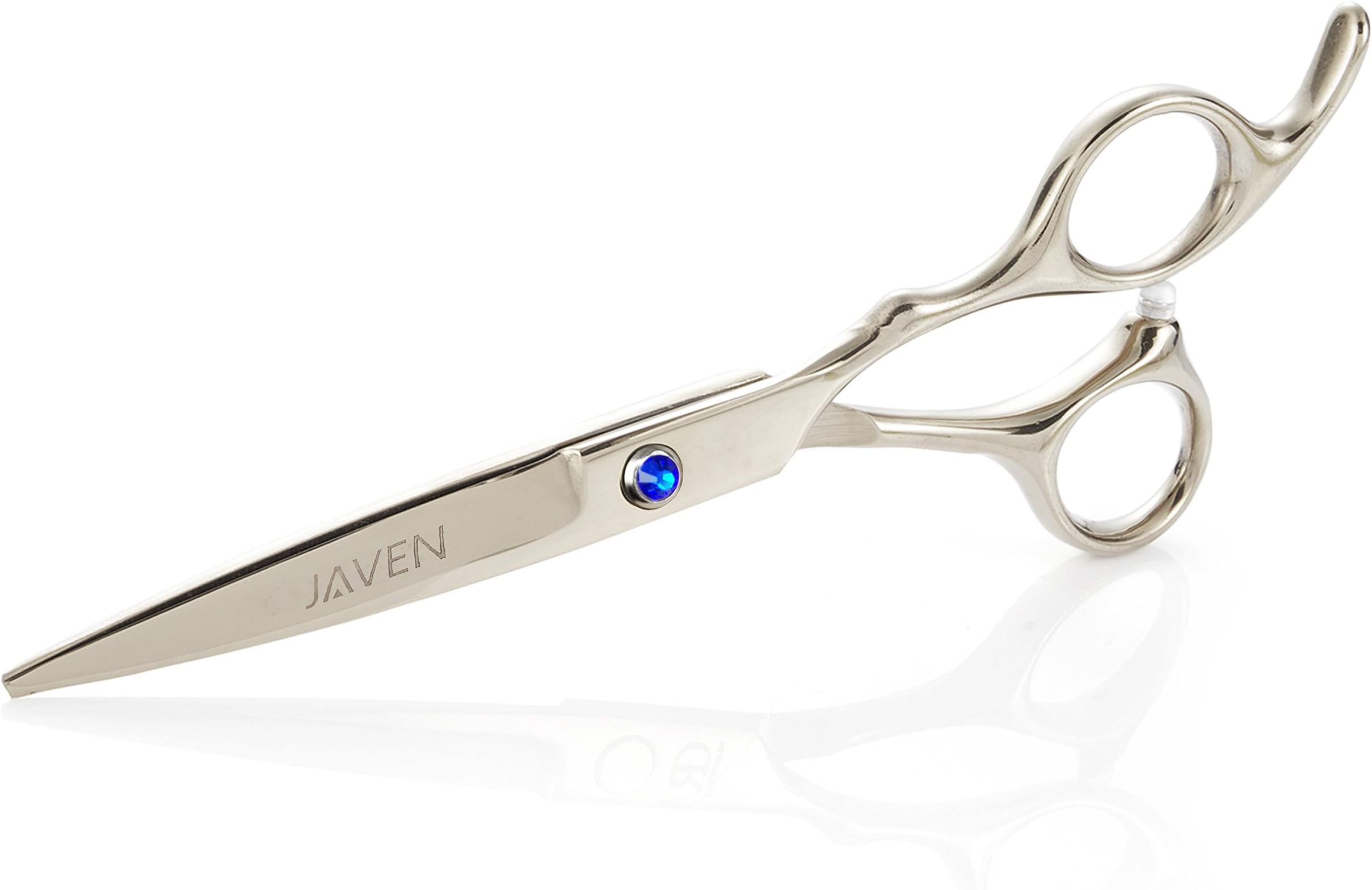 2018 Newest Hair Cutting Scissors Shears Professional Barber Hairdressing Scissors Hair Straight Sharp Scissors With Fine Adjustment Tension Screw Salon Razor Edge Scissors For Women/Men 6.0 Inch