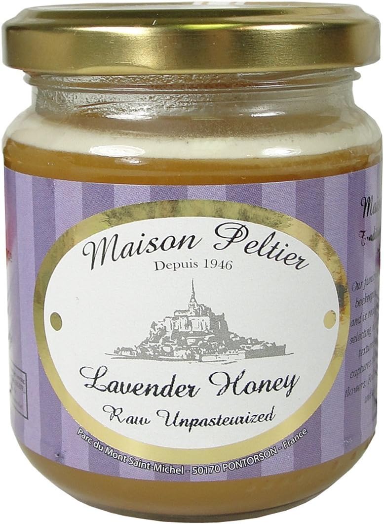 Manoir des Abeilles Lavender honey, glass jar 250g (8.8 oz) (2 PACK)