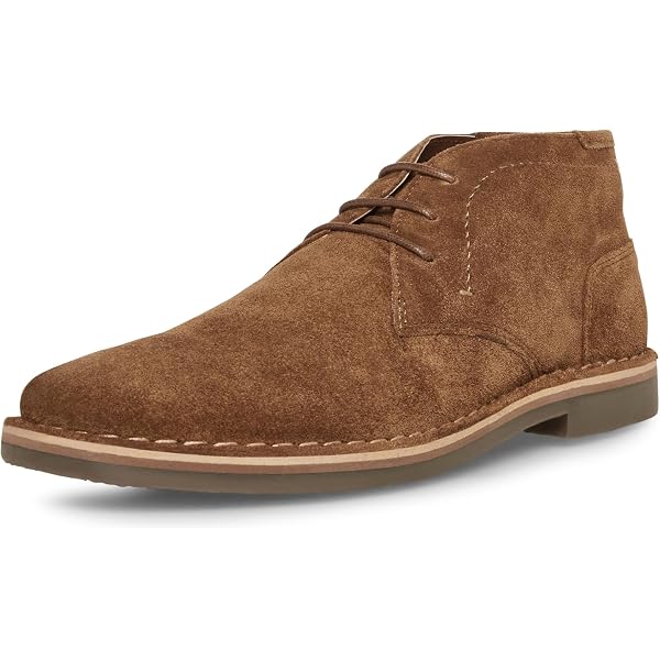 Amazon.com | Hugo Boss Calev Suede Desert Boot Dark Brown EU  display picture 3