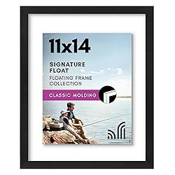 Americanflat 11x14 Floating Picture Frame with