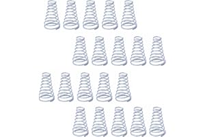 Cilky 20pcs 304 Stainless Steel Taper Spring, Conical Cone Compression Spring, Tower Pressure Spring Wire Dia 0.3-0.8mm Height5~30mm ( Size : 0.8x12-20x30mm )