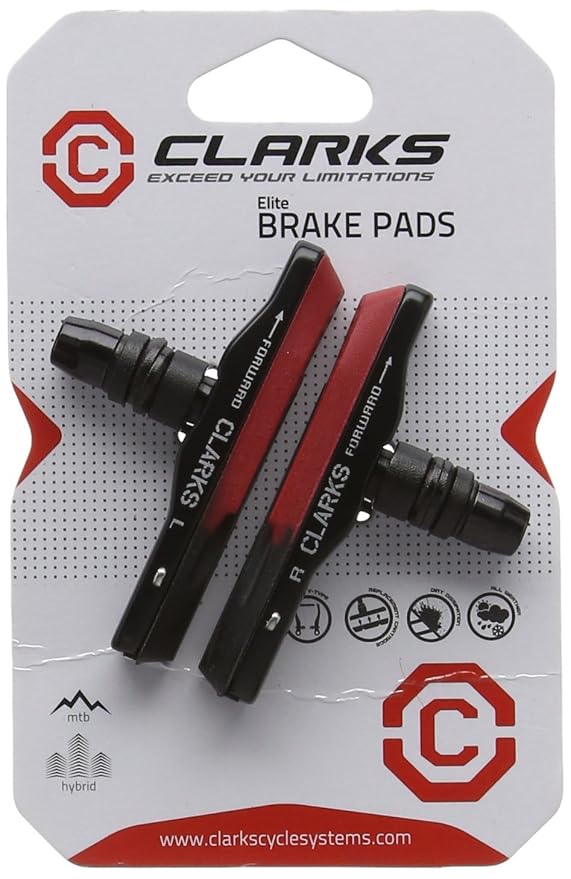 Clarks Disc Brake Bremsbeläge – Für SRAM Rival/Force/Red, Grau, Gesintert