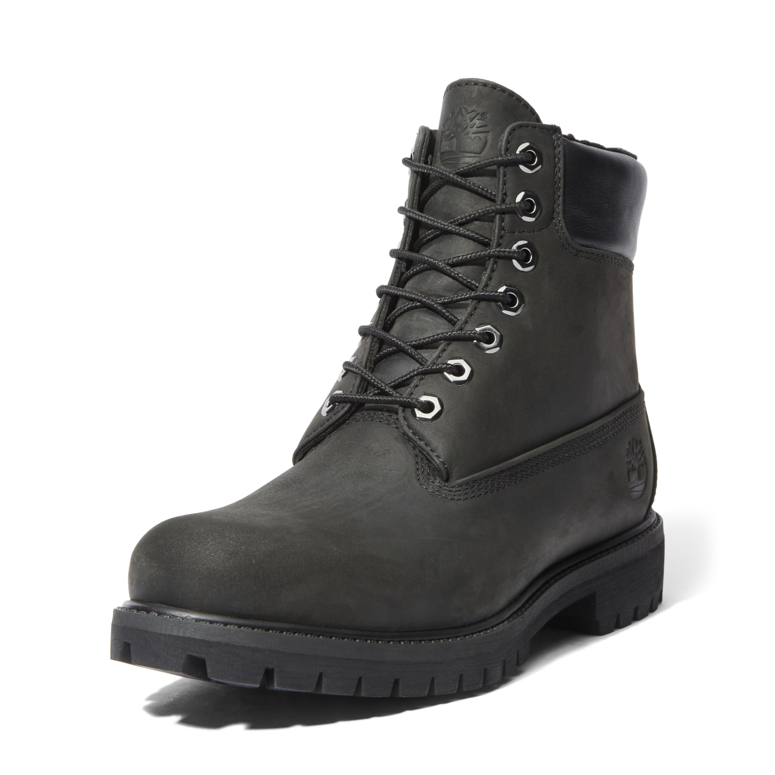 Timberland Men's Premium 6 Inch Lace Up Waterproof Boot, Black-NEW 2024, 7.5 Medium Image