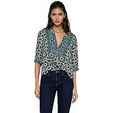 Navy Tile Corrine Top