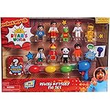 ryan's world panda airplane set with 6 figures