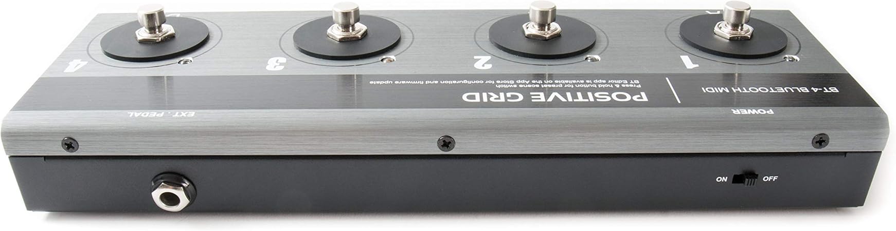 Positive Grid Bt4 Bluetooth Midi Footswitch Amazon Com Positive Grid Bt4 Bluetooth Midi Footswitch Amazon Com