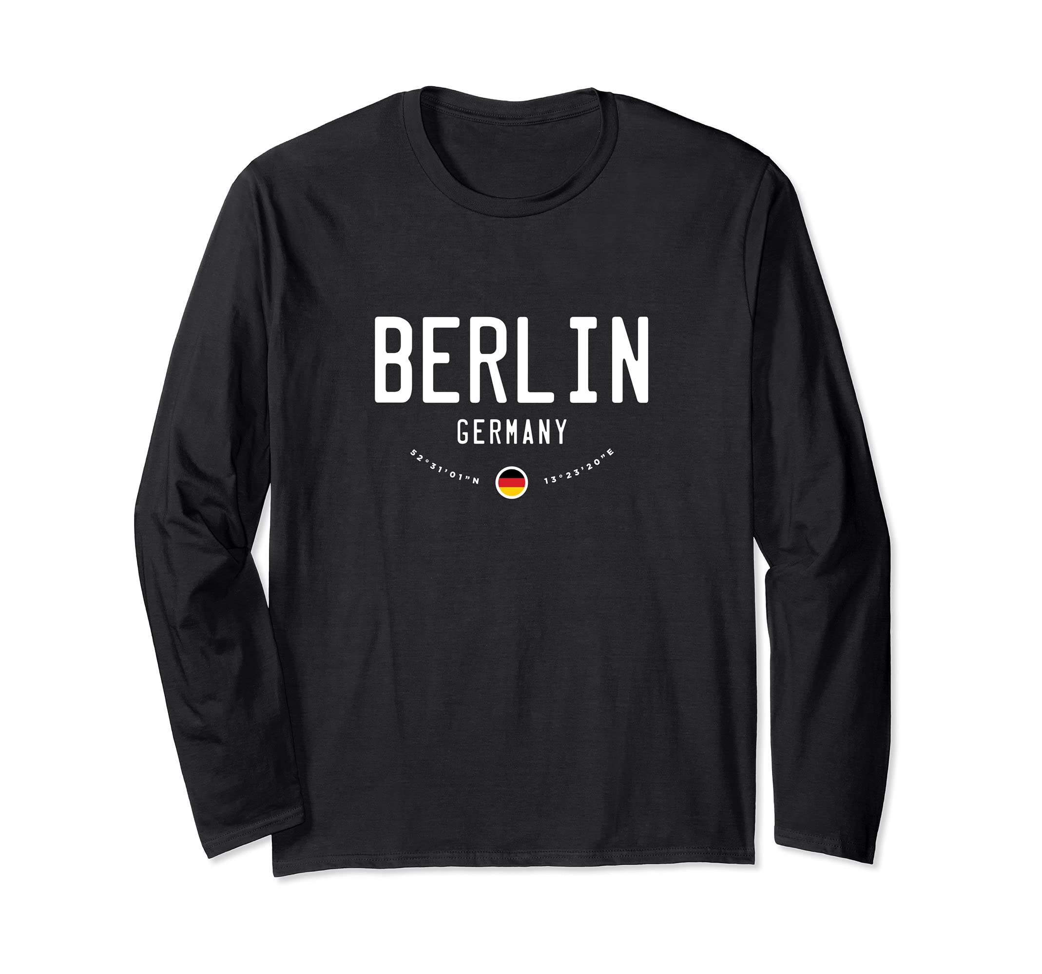 Berlin Germany Flag Long Sleeve T-Shirt