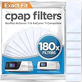 resplabs CPAP Filters - Compatible with ResMed AirSense 11 CPAP Machine - Disposable Air Filter Replacements - 60 Pack