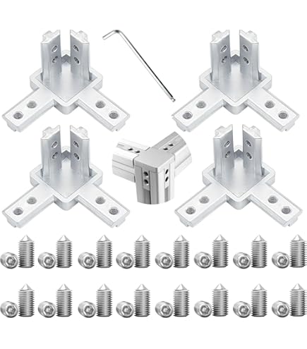 4040 Series Aluminum Profile Adjustable Feet For T Slot 8mm Heavy Duty Leveling Screw Leg Bracket Connector, 1.96 Dia Base, 2200 Lb Capacity,Capacity For Workbench, Machine, Cabinet,2 Sets