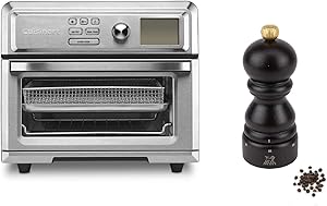 Cuisinart TOA-65 AirFryer toaster oven.6 cu ft, Silver W/Peugeot Paris U'Select 5 Inch Pepper Mill
