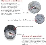 Yosoo DC 12V Geared Motor High Torque 3 RPM 10KG.CM Load Door Opener Mini Engine view 4