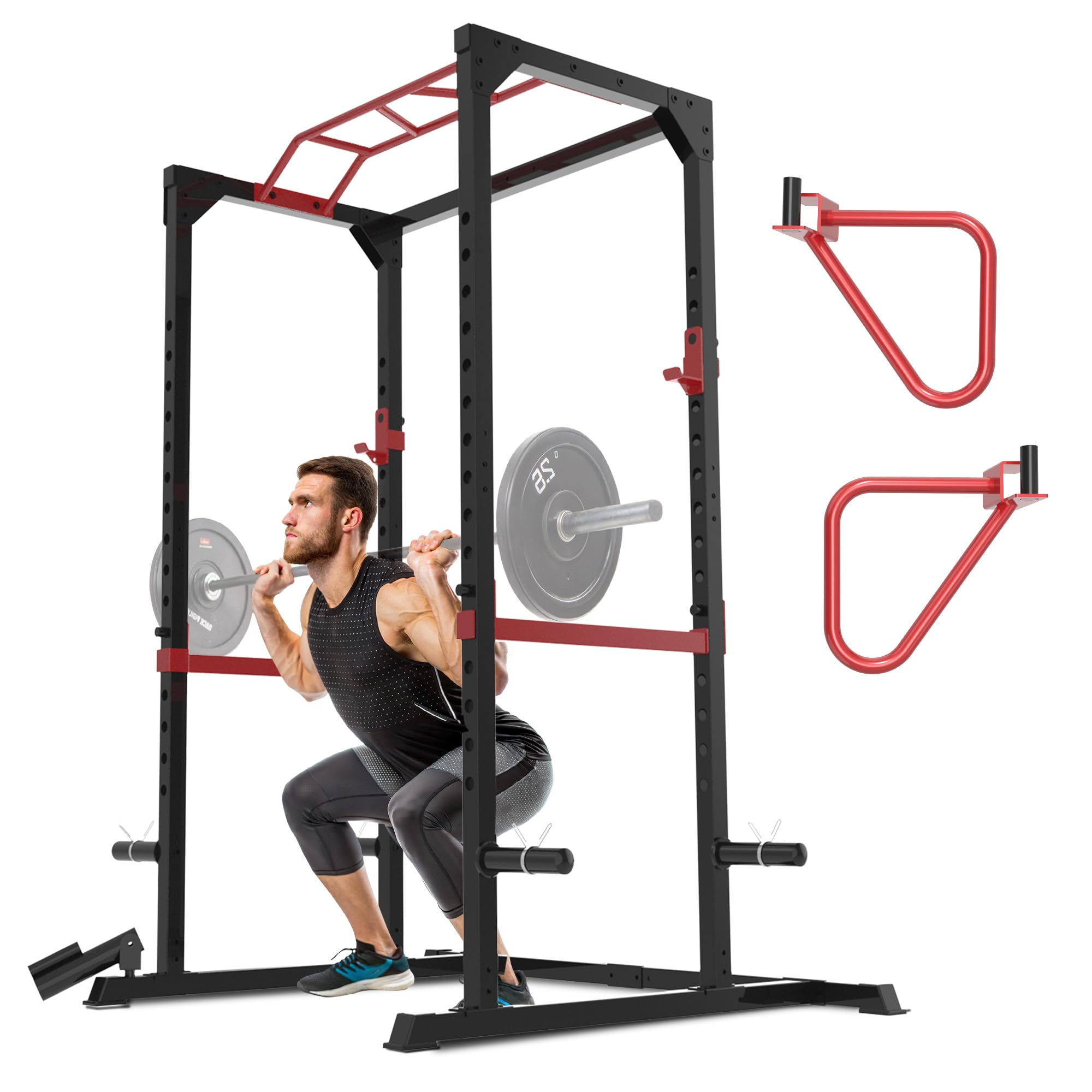 Photo 1 of ***FACTORY SEALED***Fitnesss Reality XLT Power Cage with Landmine Attachment, Multi-Grip Dip Bars, Weight Plate Holders