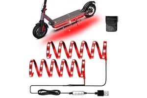 Keiurot Led Lights for Scooter Night Riding Electric Scooter LED Strip Light Led Light Strips 5V Flashing Mode for Outdoor
