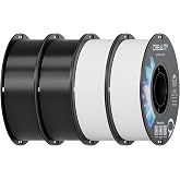 Creality TPU Filament 1.75 4 kg, 95A 3D Printing Filament, High Hardness &amp; Resilience, Soft Adhesive Material, Elastic, 1kg(2.2lbs) Flexible Filament 1.75mm, for 3D Printer
