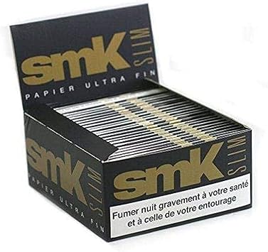 Smoking SMK Slim - Caja de 50 Paquetes de Papel de Liar: Amazon.es: Hogar