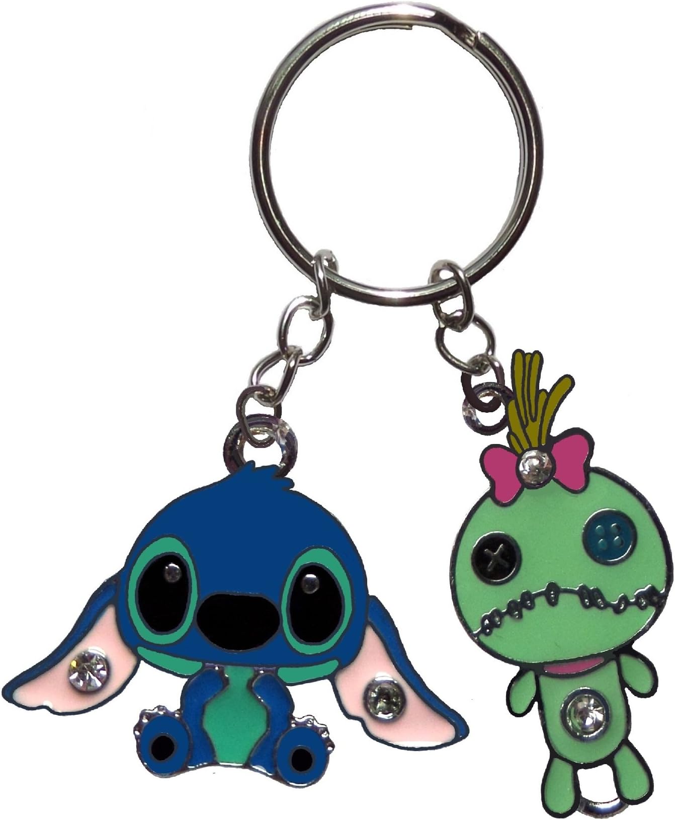 lilo and Stitch Charm Figure Keyring scrump Doll