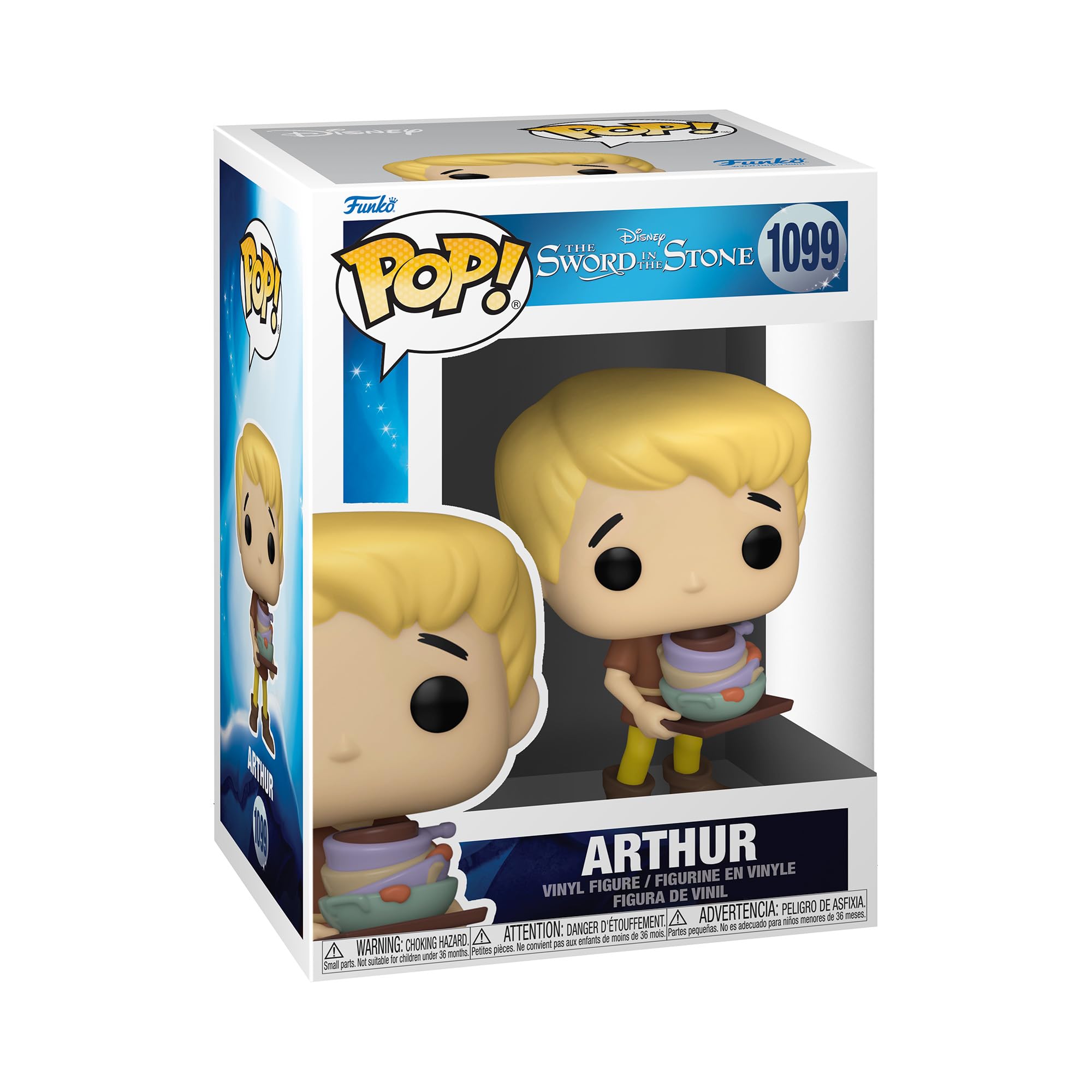 Funko POP! Disney: SitS - Arthur Wart Pendragon - Sword In the Stone - Collectable Vinyl Figure - Gift Idea - Official Merchandise - Toys for Kids & Adults - Movies Fans