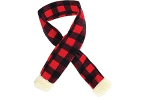 Huxley & Kent Pet Scarf | Buffalo Check (Large) | Festive Christmas Holiday Accessory for Dogs/Cats | Holiday Pet Scarf Neckwear| Cute Fun Winter Pet Accessory