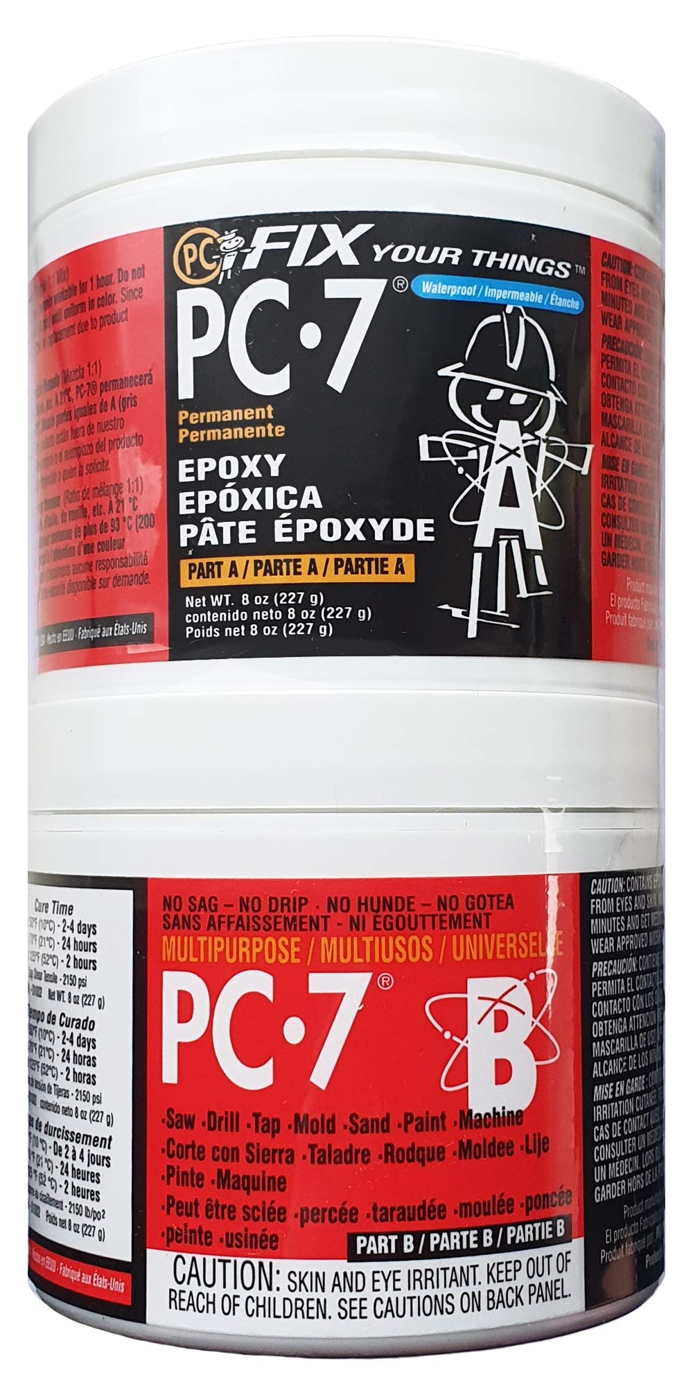 Pc Products Pc 7 Heavy Duty Permanent Repair Paste Epoxy 1 2 Pound Dark Grey Buy Online In Angola At Angola Desertcart Com Productid