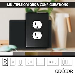 Questech Decor Single Duplex Electrical Outlet