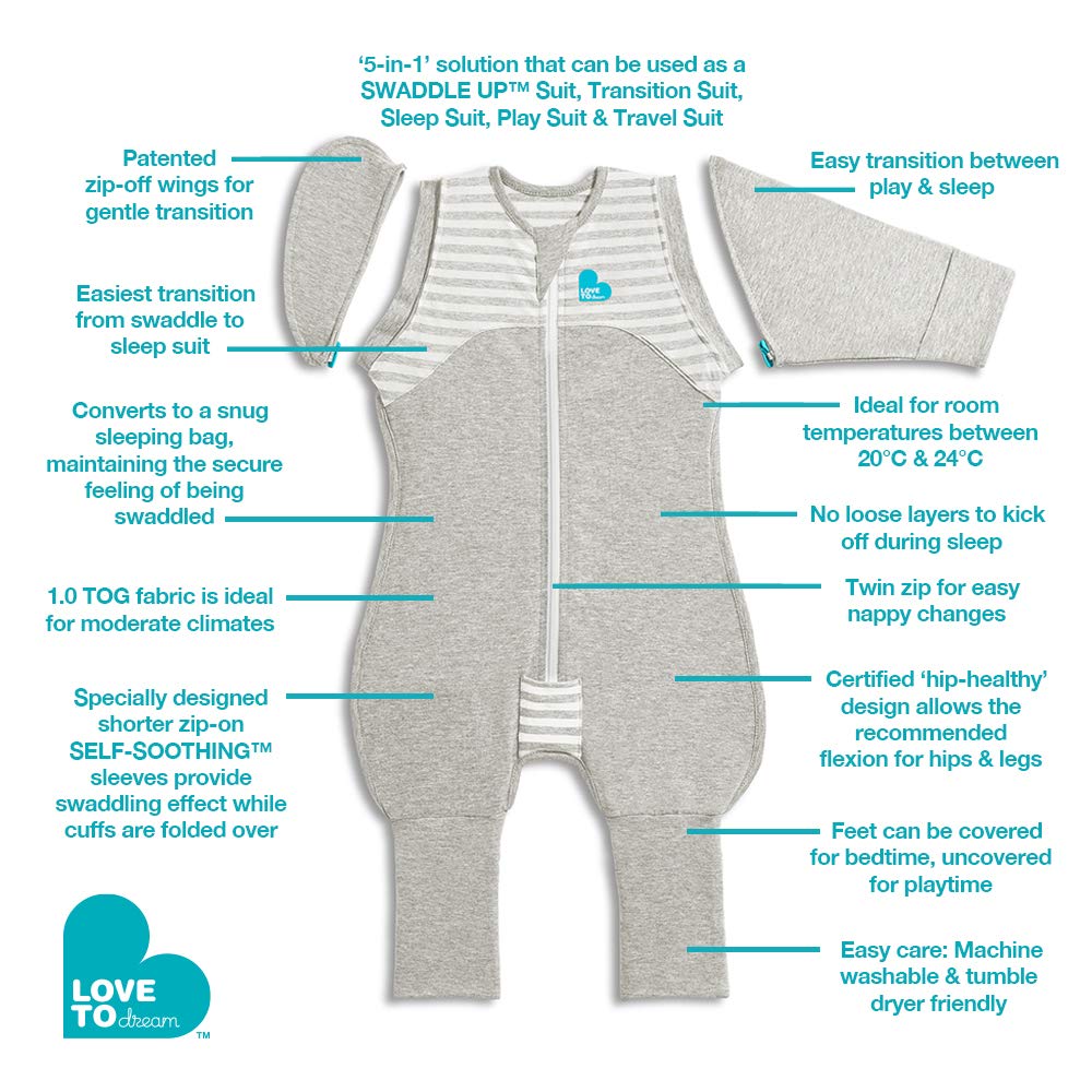 love to dream swaddle transition suit
