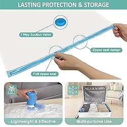 Cozy Essential Travel Vacuum Clothes Bags with