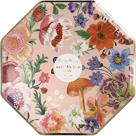 Amazon Com Meri Meri Nathalie Lete Floral Dinner Plates X 8 Home Kitchen