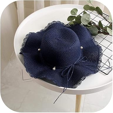 navy blue floppy sun hat