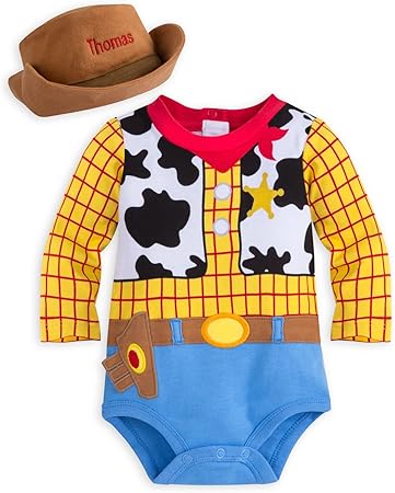 Amazon Disney ディズニー トイ ストーリー ウッディ ボディースーツ 帽子付き コスチューム コスプレ ベビー 男の子 12 18m 70 80cm 並行輸入品 キッズコスチューム 変身 なりきり おもちゃ