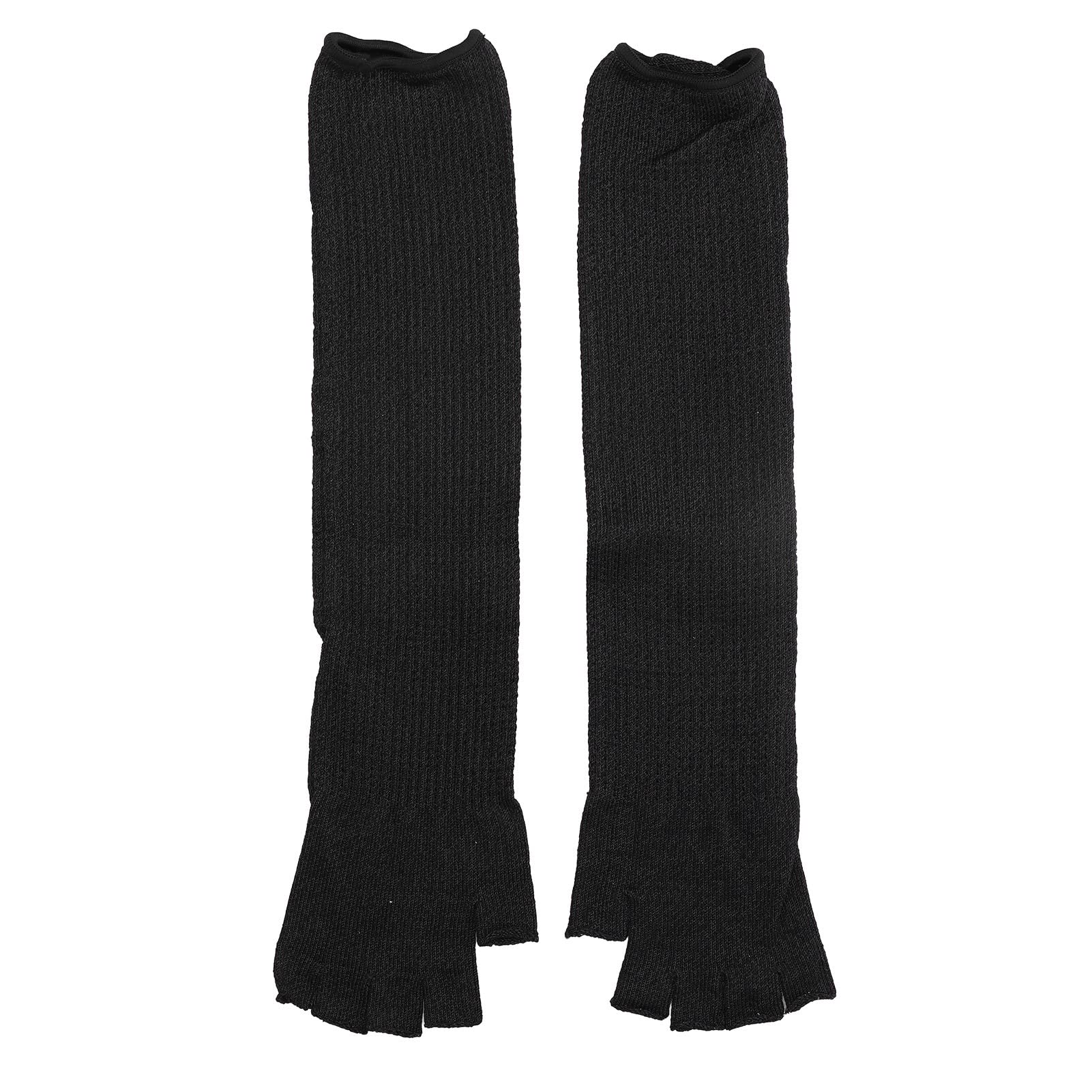 QANYEGN Anti Cut Half Finger Arm Cover Suitable, Cut Resist Sleeves, Safety Arm Guard Anti Cut Sleeves for Gardening Kitchen Farm Work (1 Pair)